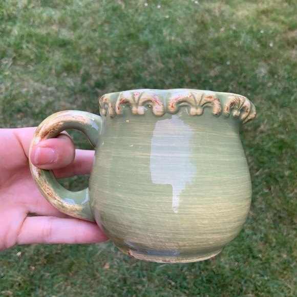 Vintage Cottagecore Whimsical Flower Rustic Forest Ceramic Creamer Sugar Set - Picture 10 of 15